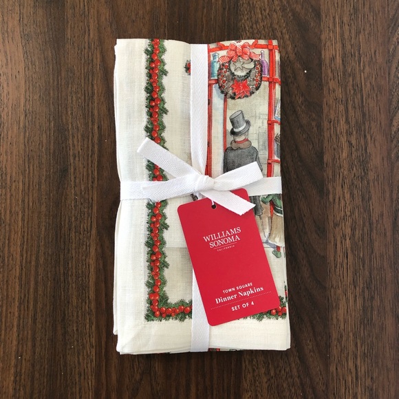 Williams Sonoma Town Square Napkins, Set of 4 - Picture 3 of 7